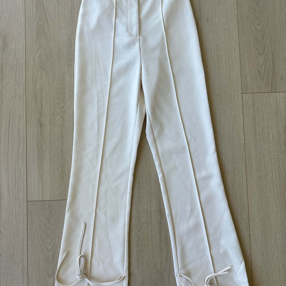 4th & Reckless White Women's Trousers